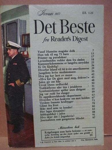 1957,nr 001, Det Beste fra Reader's Digest.