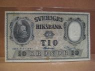 1959 41571491,                               10 KRONOR, pen med brett