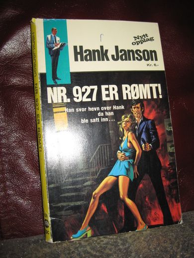 Janson, Hank: NR. 927 ER RØMT. Bok nr 108.