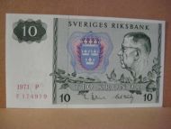 1971,  P,  F174939,                                             10 KRONOR.