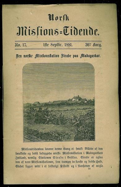 1881,nr 017,                     Norsk Missions Tidende.