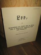 Lov om Formandskaber paa Landet samt om Bekreftesen af Distrikternes almindelige Commune Anliggender, 1837.