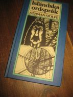 STOLPE: ISLANSKA ORDSPRÅK. 1974. 