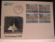 1991, 3.6, NORDORLOND 1991, 4 blokk kr 6.50