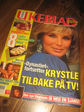 1991,nr 046, NORSK UKEBLAD. KRYSTLE. DYNASTIET