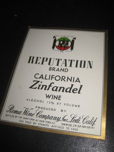 ZINFANDEL.