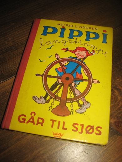 LINDGREN, ASTRID: PIPPI LANGSTRØMPE GÅR TIL SJØS. 1969.