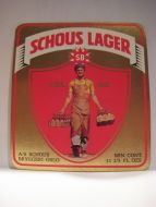 SCHOUS BRYGGERI, SCHOUS LAGER, 50 tallet.