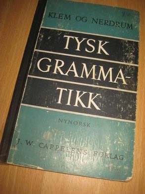 NEDRUM: TYSK GRAMMATIKK. 1961