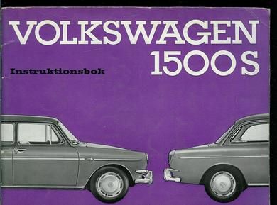 VOLKSWAGEN 1500 S.  1963