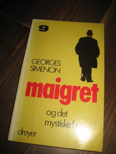 SIMENON: maigret og det mystiske hus. Bok nr 9, 1980.