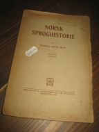 SEIP: NORSK SPROGHISTORIE. 1920.