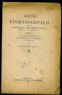 LOVER OM STORTINGSVALG 1920. 1921