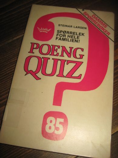 Larsen: POENG QUIZ, 1985.