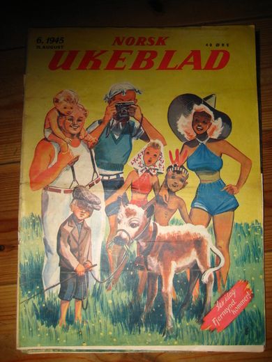 1945,nr 006, Norsk Ukeblad