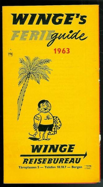 Katalog over VINGE'S FERIE guide 1963.