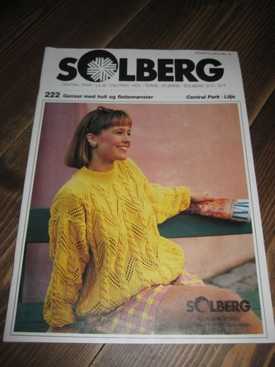 SOLBERG STRØFOLDER NR. 21.    80 tallet.