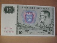 1971,  P,  F174943,                                             10 KRONOR.