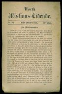 1881,nr 020,                     Norsk Missions Tidende.