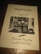 1998, BYGDEMINNE