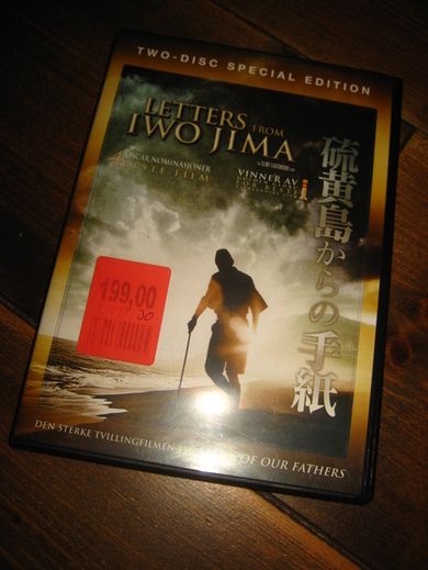 LETTERS FROM IWO JIMA. 2 DVD, 2006, KRIGSFILM. 