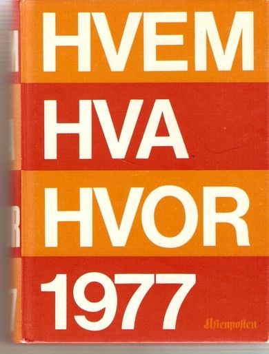 1977. HVEM HVA HVOR