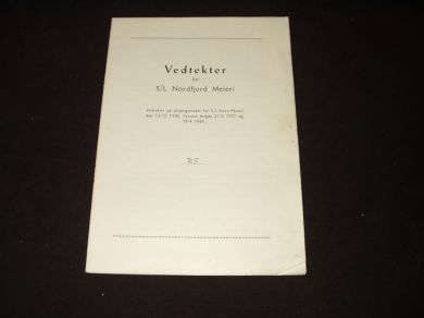 Vedtekter for S/L Nordfjord Meieri 1961