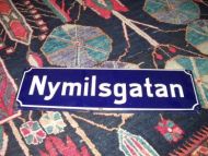 Emaljeskilt Nymilsgatan