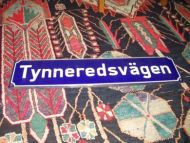 Emaljeskilt Tynneredsvagen