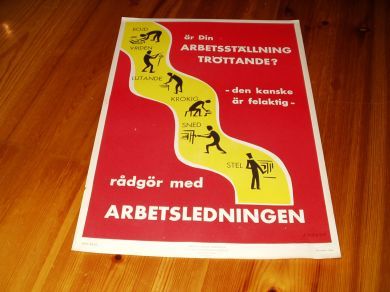 Er din arbetsstellnig trøttande ?, 1962