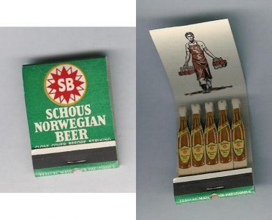 Schous Bryggeri, reklamefyrstikker