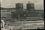 Oslo Rådhuset på 50 tallet