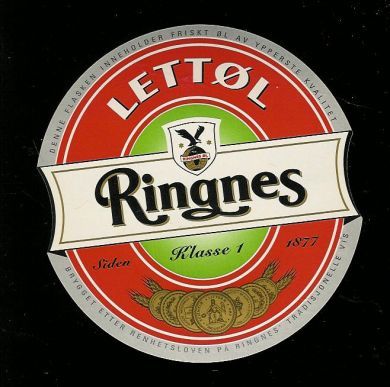 Lettøl fra Ringnes Bryggeri