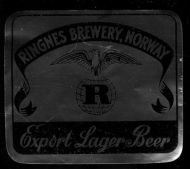 Export Lager Beer fra Ringnes Bryggeri